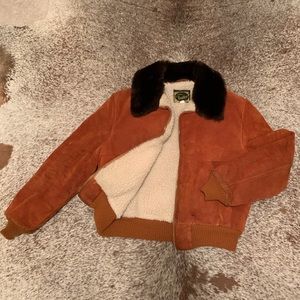 Genuine Leather Bomber Jacket
